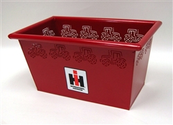 IH Red Rectangular Planter