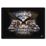 "American is Diesel Powered" Tin Sign