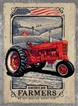 American Farmers Tin Sign