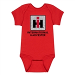 International Harvester IH Glitter Logo Infant One Piece