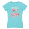 "Case IH Girl" Girl's Short Sleeve T-shirt