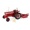 1:16 Big Farm Farmall 1256 Tractor with Mower and Figure