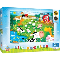 Lil Puzzler Old McDonald's Farm 24 Piece Puzzle