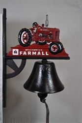 Farmall Tractor Bell with Bracket