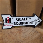 McCormick Farmall Quality Equipment Arrow Plaque