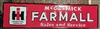 Farmall Sales and Service Horizontal Sign