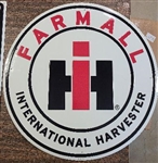 Farmall International Harvester Round sign