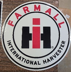 Farmall International Harvester Round sign