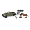 1:32 Horse and Trailer Set