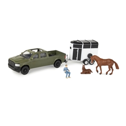 1:32 Horse and Trailer Set