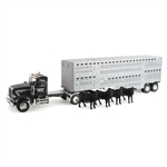 1:16 Big Farm Peterbilt Model 367 with Livestock Trailer